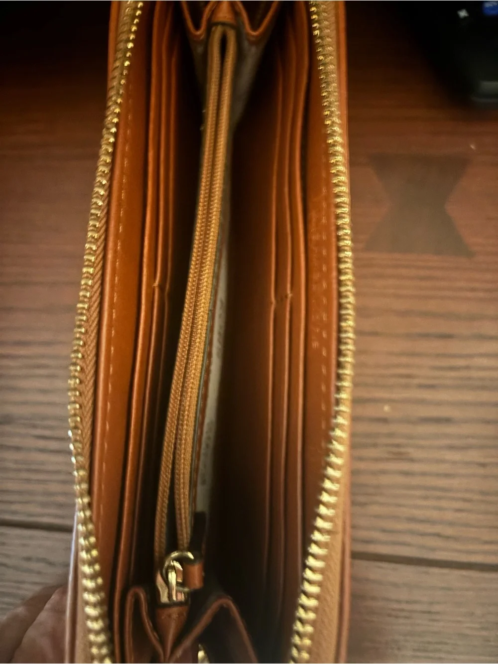 Michael Kors Cream & Tan MK Signature Drawstring Tote with Matching Wallet